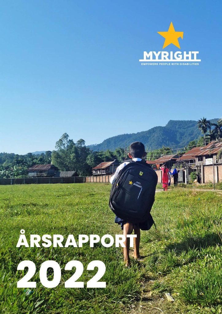 Bild på omslaget till MyRights Årsrapport 2022